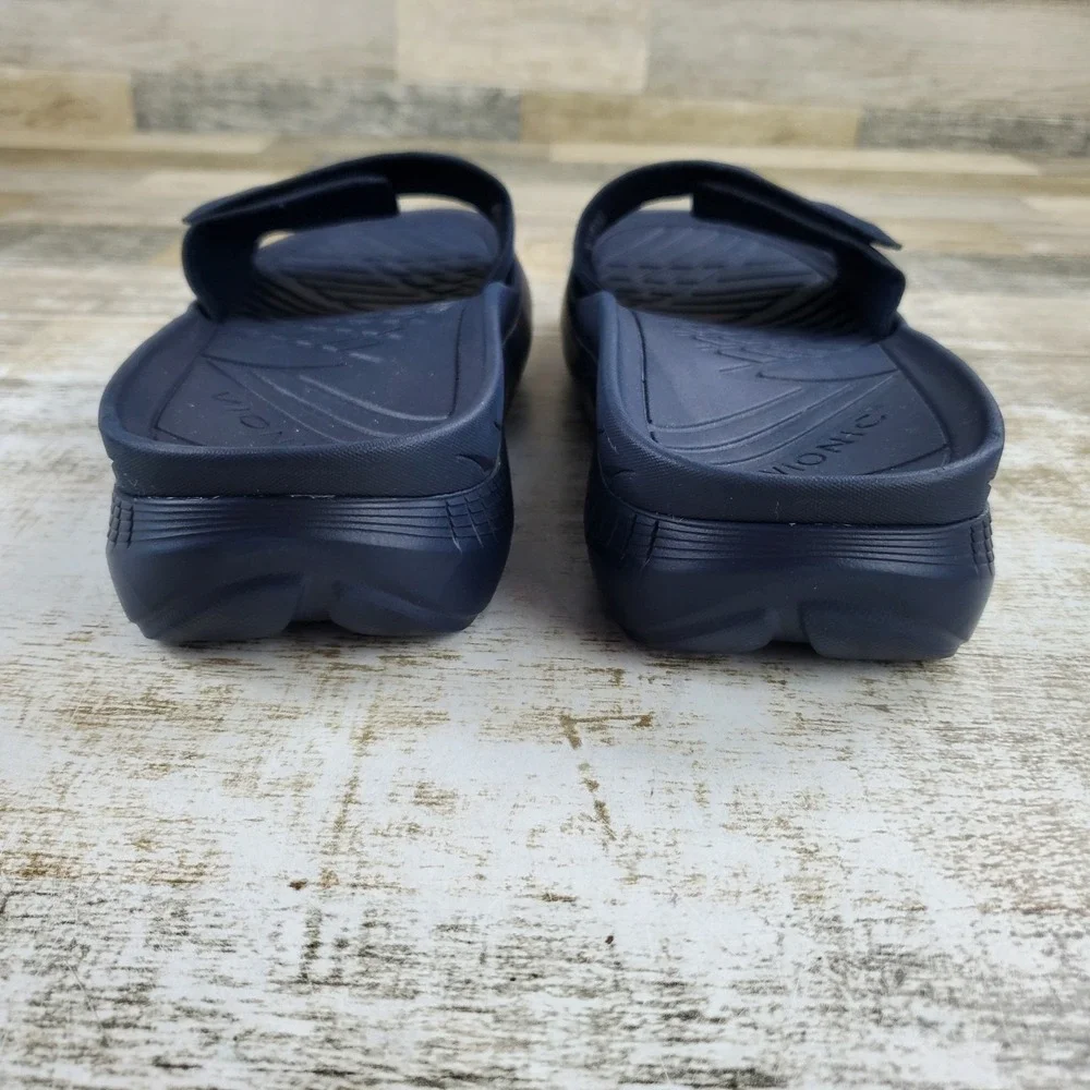 Vionic Rejuvenate Recovery Unisex Slides Sandals Mens 11.5 / Womens 13 Dark Navy